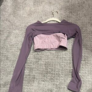 Purple Pilates Princess Workout Top!